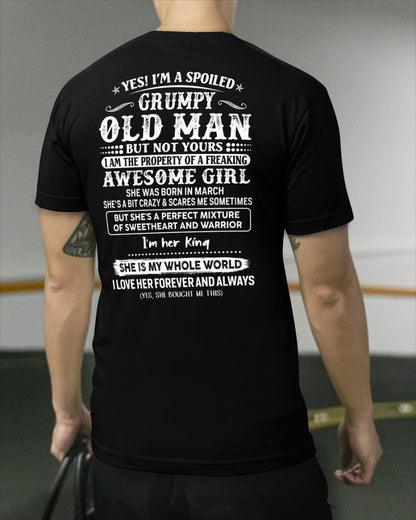 March - Yes! I'm A Grumpy Old Man - Perfect gift for your husband (SKU2602-56-03)