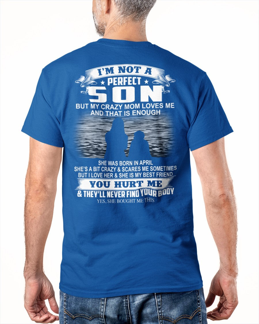 April - Crazy Mom - Perfect gift for your son (SKU07-164-04)