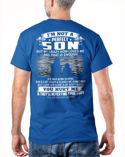 April - Crazy Mom - Perfect gift for your son (SKU07-164-04)