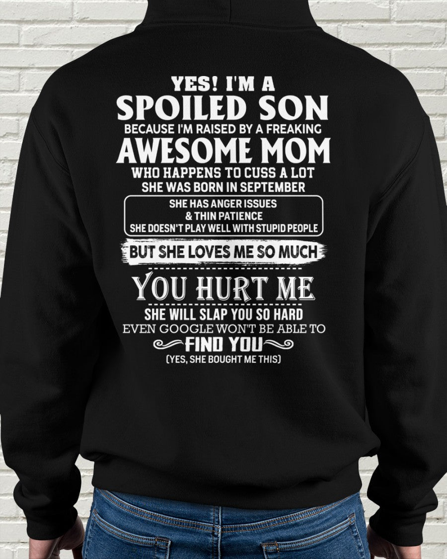 September - Awesome mom - Special gift for your son (SKU2600-153-09)