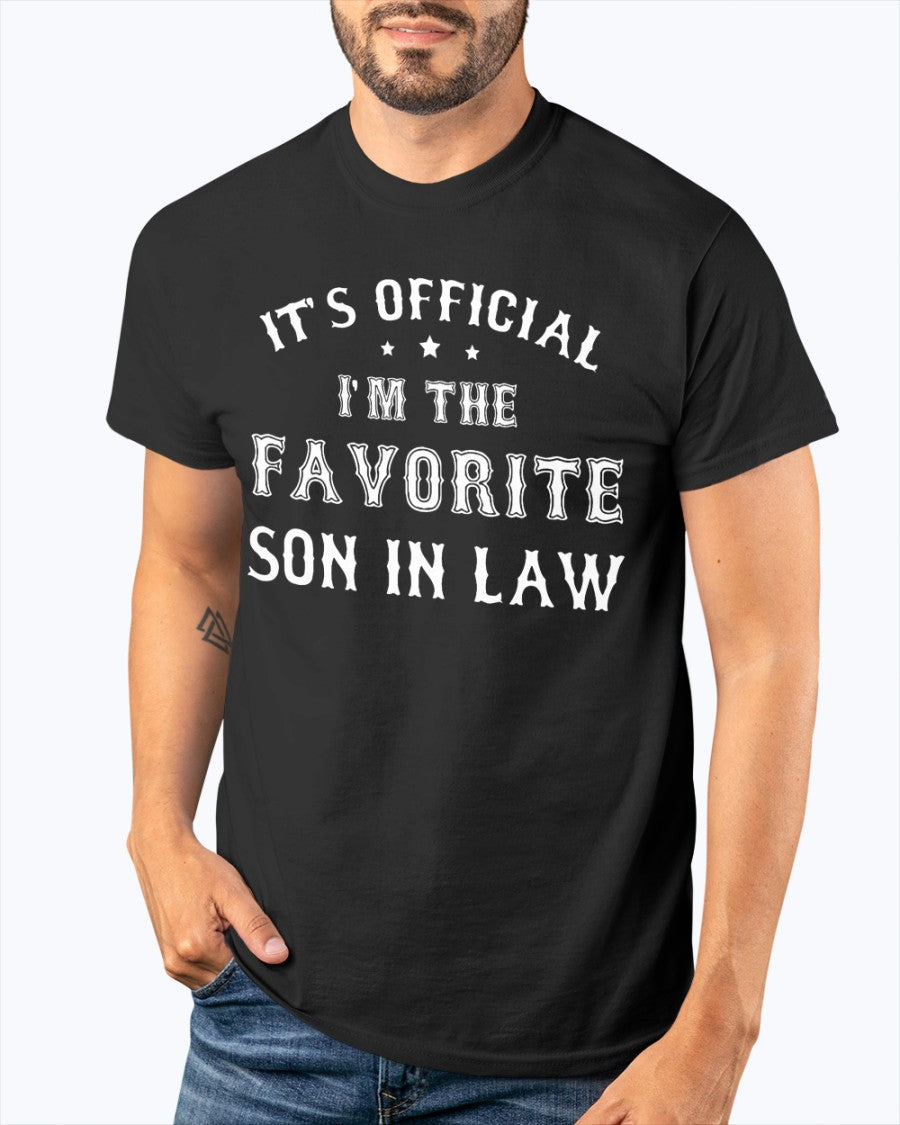 Favorite Son in Law Funny Gift from Father Mother in Law T-Shirt (SKU-SIL01)