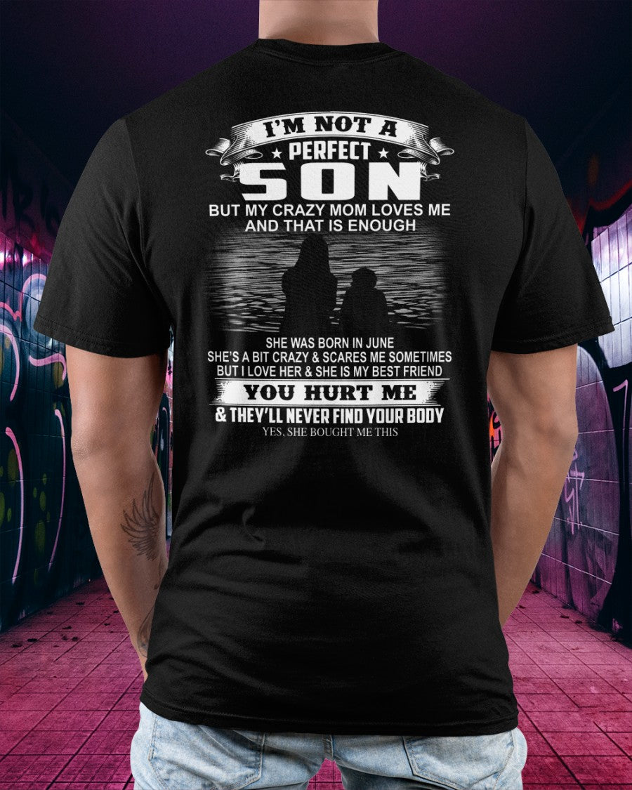 June - Crazy Mom - Perfect gift for your son (SKU07-164-06)