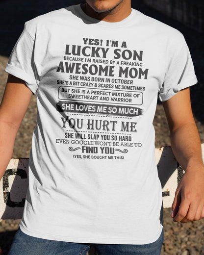 October - Sweetheart and warrior Mom - Perfect Gift For Your Son (SKU06-44-10)