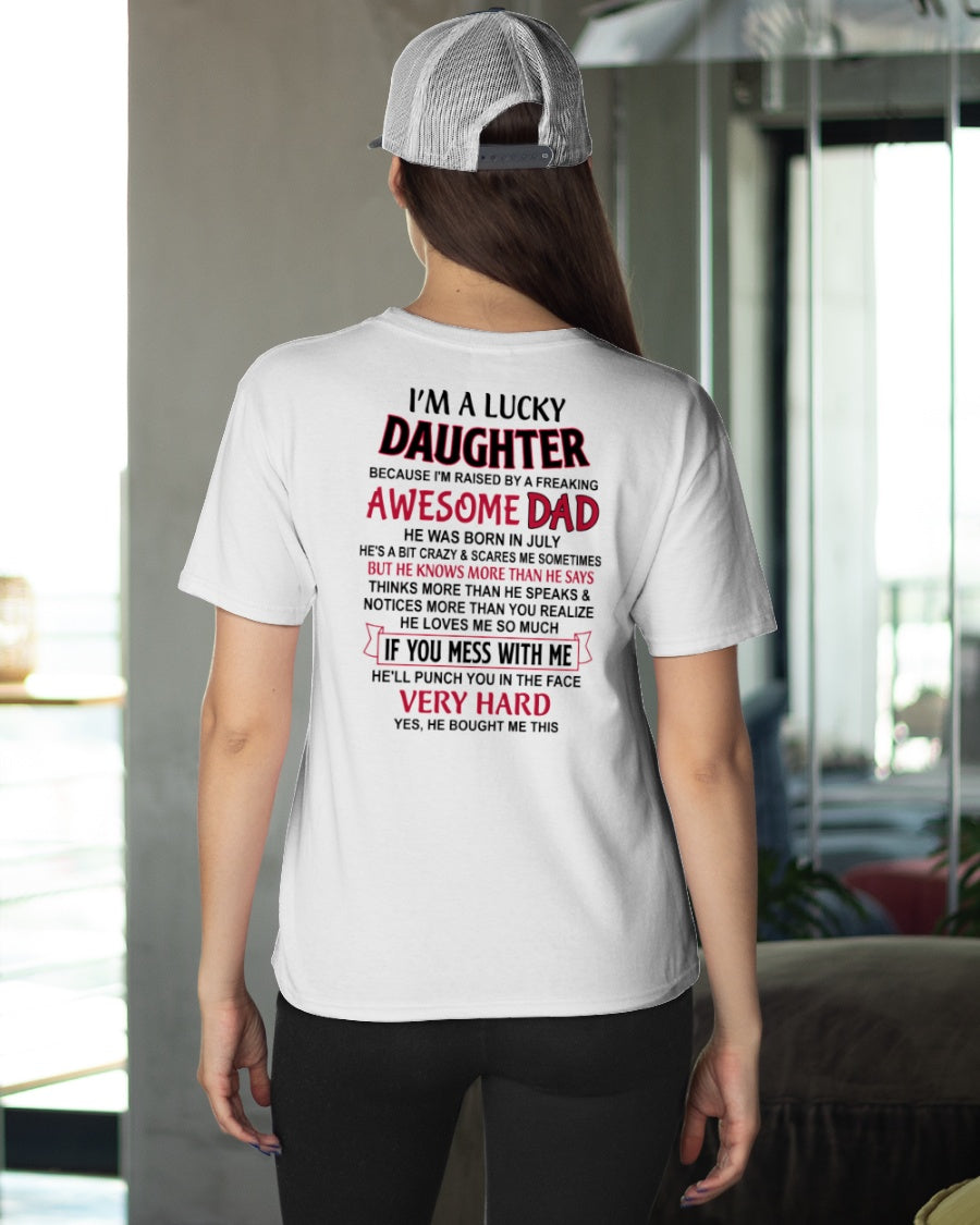 July - Awesome Dad - Perfect gift for your daughter (SKU2604-319-07)