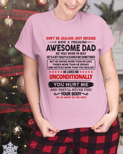 May - Awesome Dad - Perfect gift for your daughter, son (SKU05-93-05)
