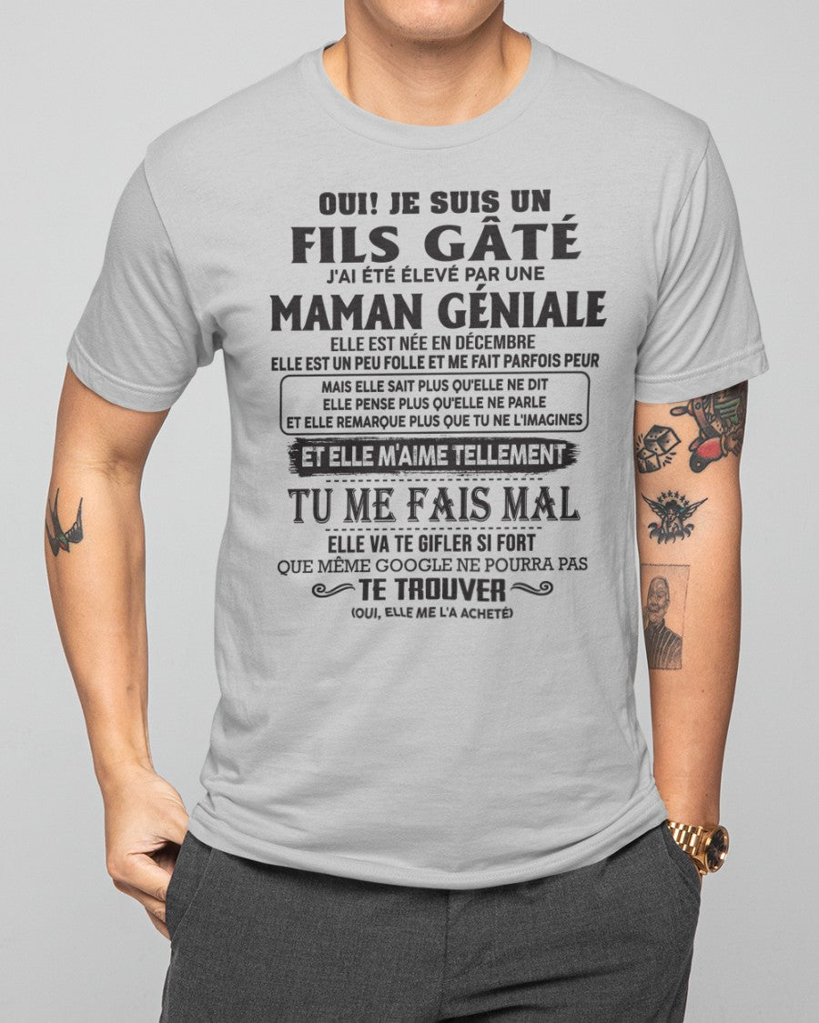 DÉCEMBRE - Maman géniale - Cadeau parfait pour ton fils (SKU10-162-12)