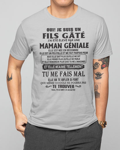 DÉCEMBRE - Maman géniale - Cadeau parfait pour ton fils (SKU10-162-12)