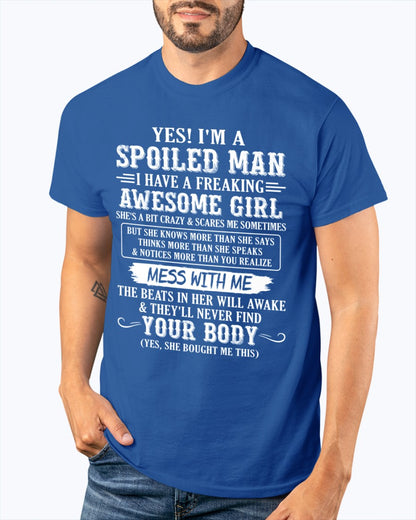 Awesome Girl - Perfect gift for your boyfriend, husband (SKU09-34-00)
