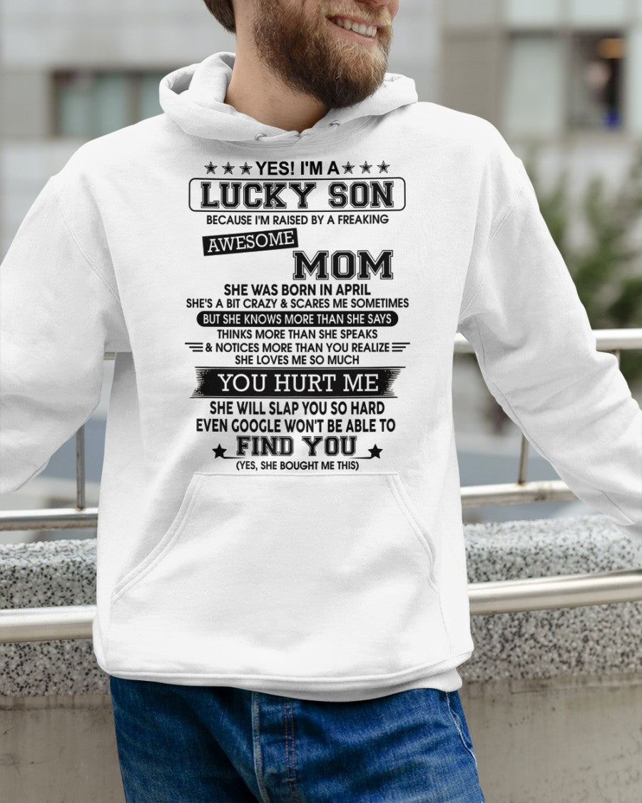 April - Awesome Mom - Perfect Gift For Your Son (SKU2603-56-04)