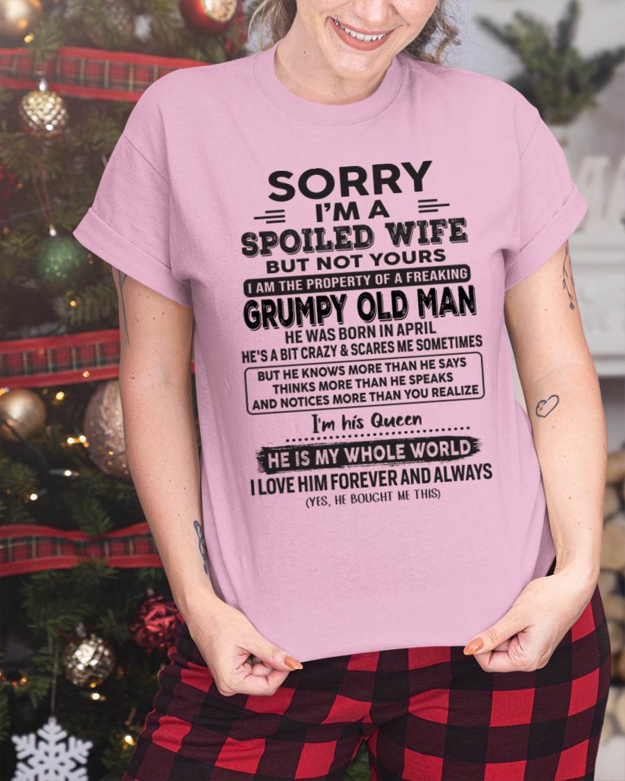 April - Grumpy Old Man - Perfect gift for your wife (SKU-GOM-04)