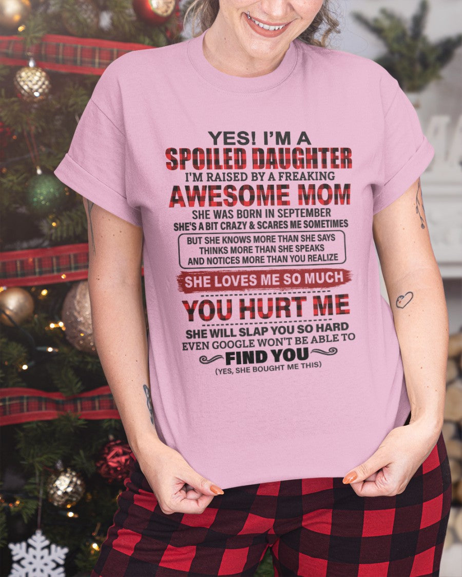 September - Awesome Mom - Perfect gift for your daughter (SKU2608-217-09)