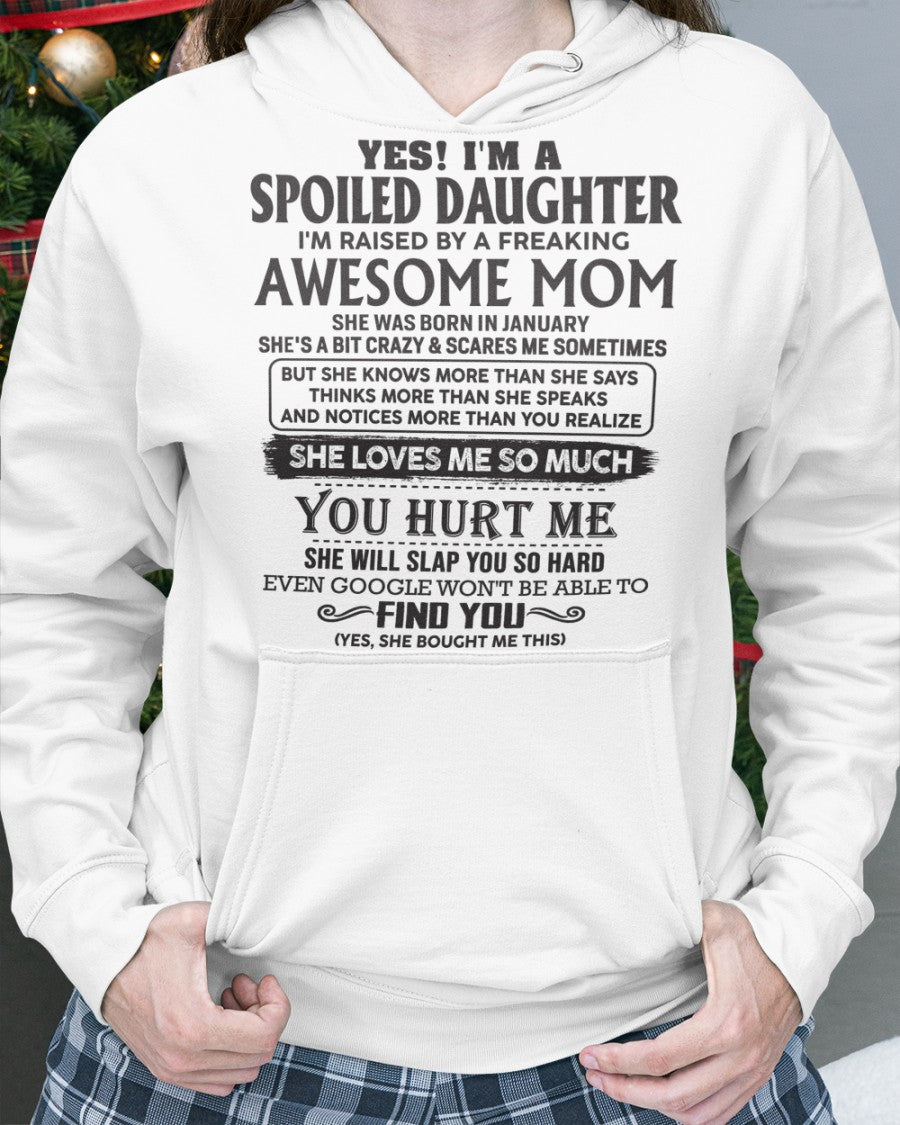 January - Spoiled Daughter - Perfect gift for your daughter (SKU-MD01-01)