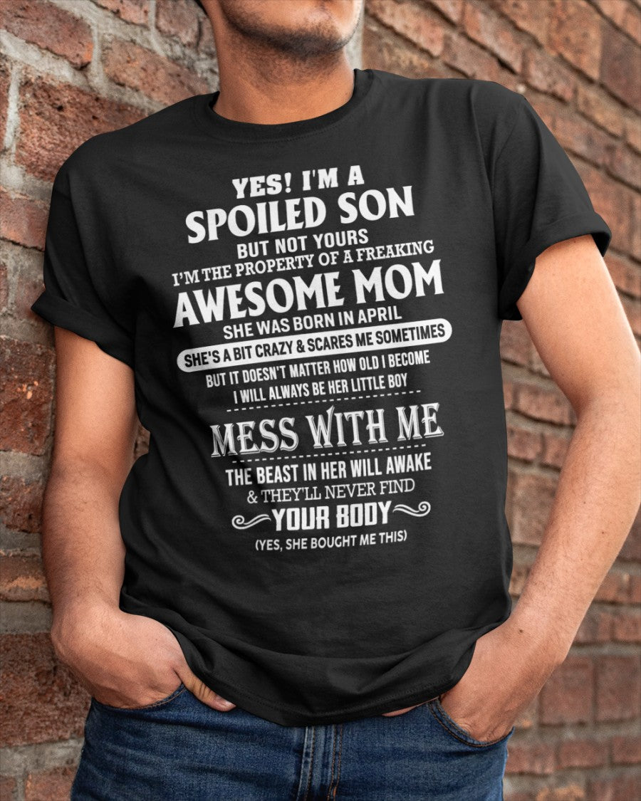 April - Amazing Mom - Perfect Gift For Your Spoiled Son (SKU07-40-04)