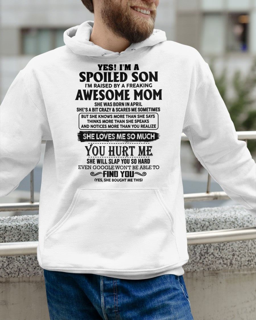 April - Awesome Mom - Perfect Gift For Your Son (SKU-SPW-04)