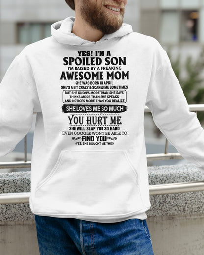 April - Awesome Mom - Perfect Gift For Your Son (SKU-SPW-04)