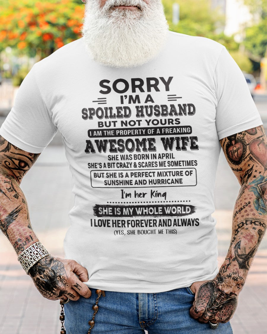 April - Awesome Wife - Perfect gift for your husband (SKU06-06-04)