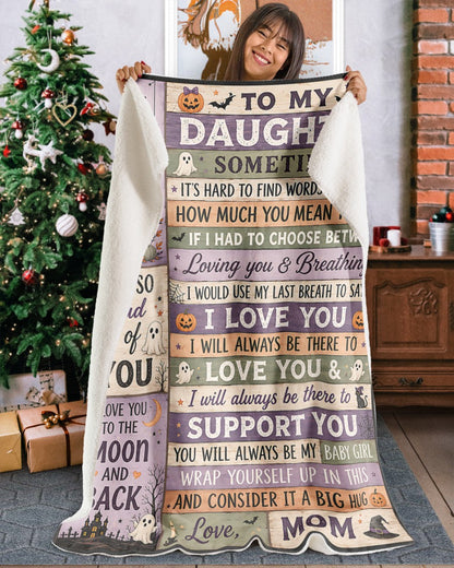 Halloween Blanket Gift for Your Daughter – From Mom (SKU2607-241)