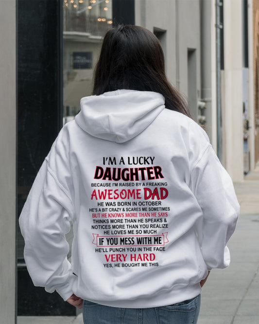 October - Awesome Dad - Perfect gift for your daughter (SKU2604-319-10)