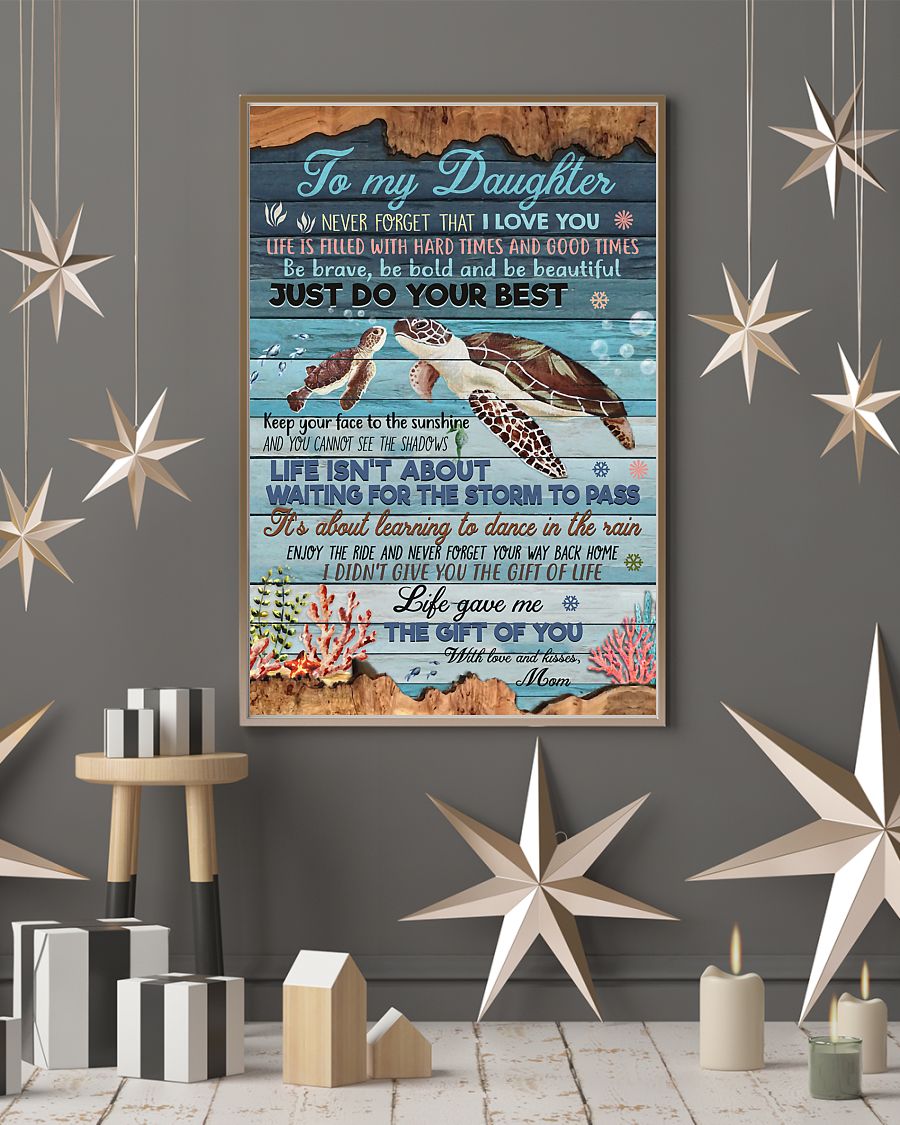 TO MY DAUGHTER FROM MOM CANVAS