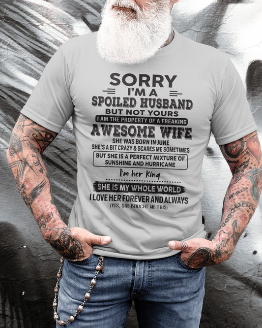 June - Awesome Wife - Perfect gift for your husband (SKU06-06-06)