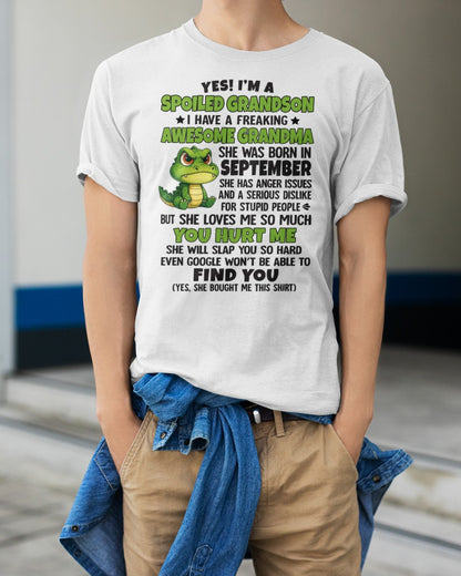 September - Awesome Grandma - The perfect gift for a grandson (SKU09-115-09)