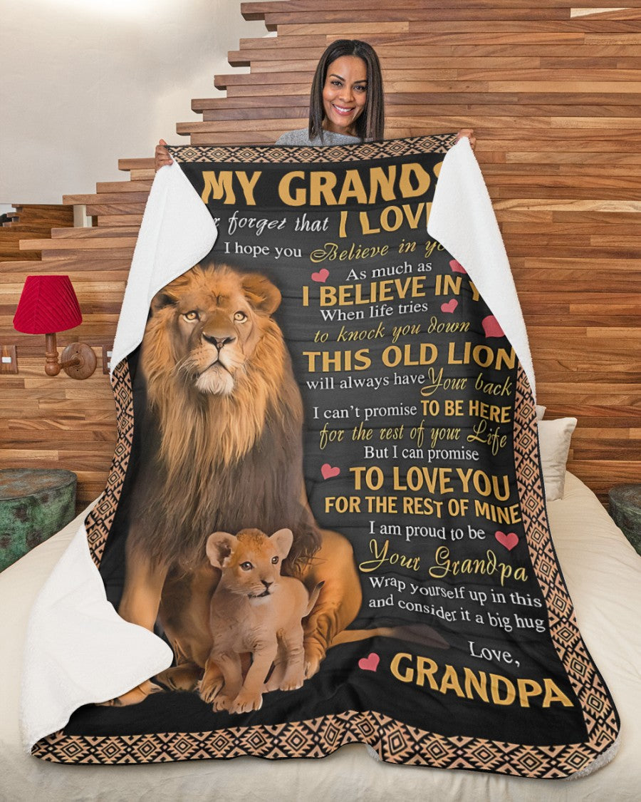 Special Gift For Your Grandson Blanket - From Grandpa (SKUB09-113) FULL