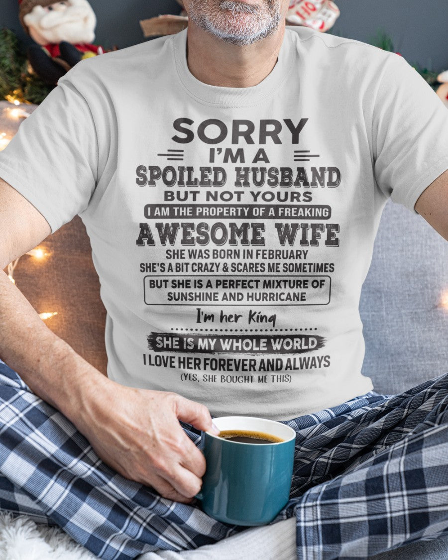 February - Awesome Wife - Perfect gift for your husband (SKU06-06-02)