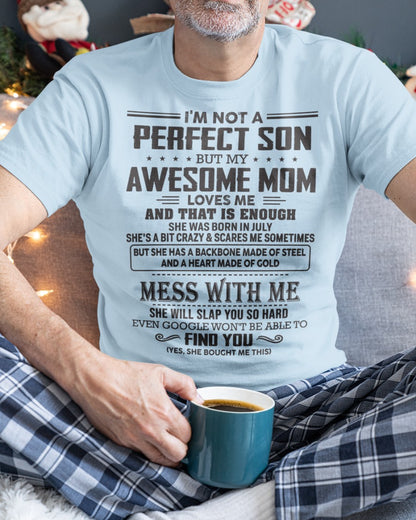 July - Awesome Mom - Perfect gift for your son (SKU06-11-07)