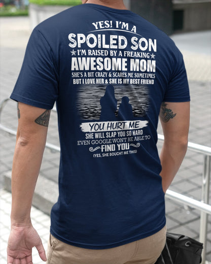 Yes! I’m a Spoiled Son Tee – Perfect Gift for son ( SKU10-128-00 )