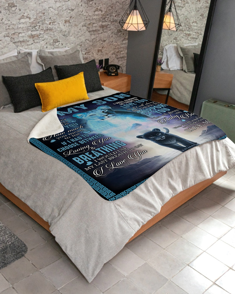 Perfect Gift For Son - from mom blanket