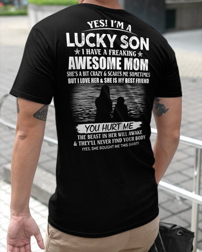 Yes! I’m a Lucky Son Tee – Perfect Gift for son ( SKU10-108-00 )