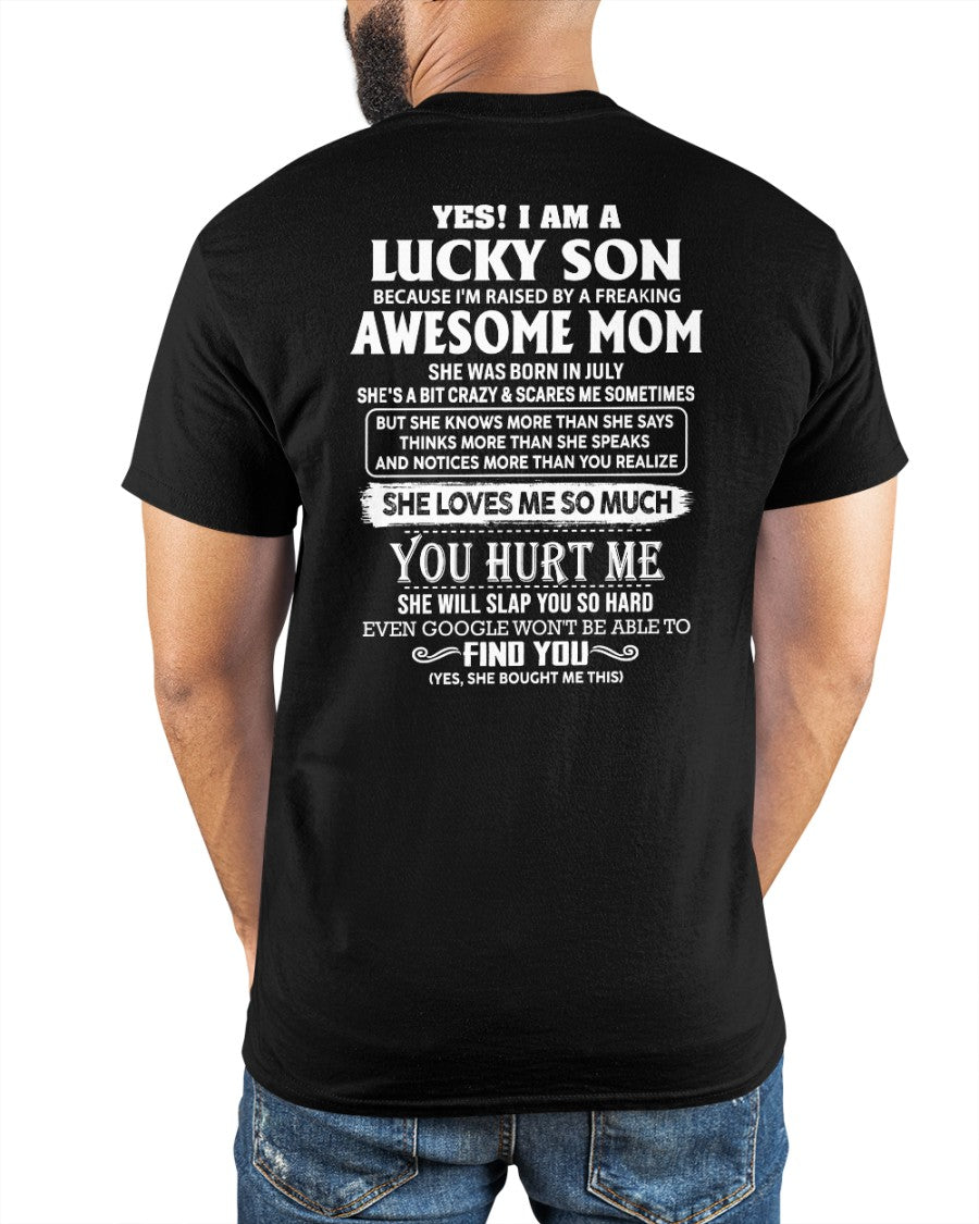 July - Awesome Mom - Perfect gift for your Lucky Son - TW07 - (SKU2608-592-07)