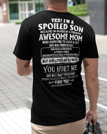 July - Awesome mom - Special gift for your son (SKU2609-153-07)