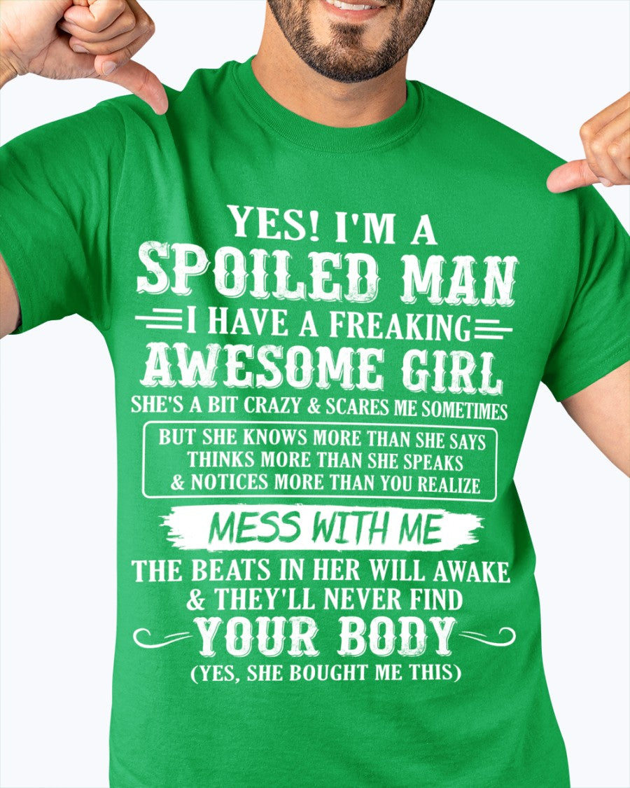 Awesome Girl - Perfect gift for your boyfriend, husband (SKU09-34-00)