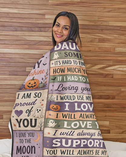 Halloween Blanket Gift for Your Daughter – From Mom (SKU2607-241)