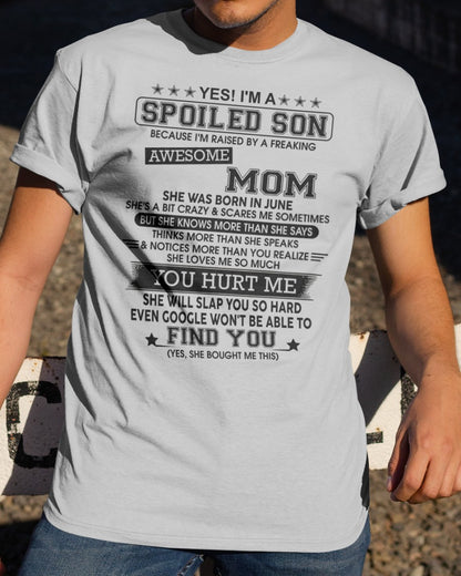 June - Awesome Mom - Perfect Gift For Your Spoiled Son (SKU-2603-85-06) - New