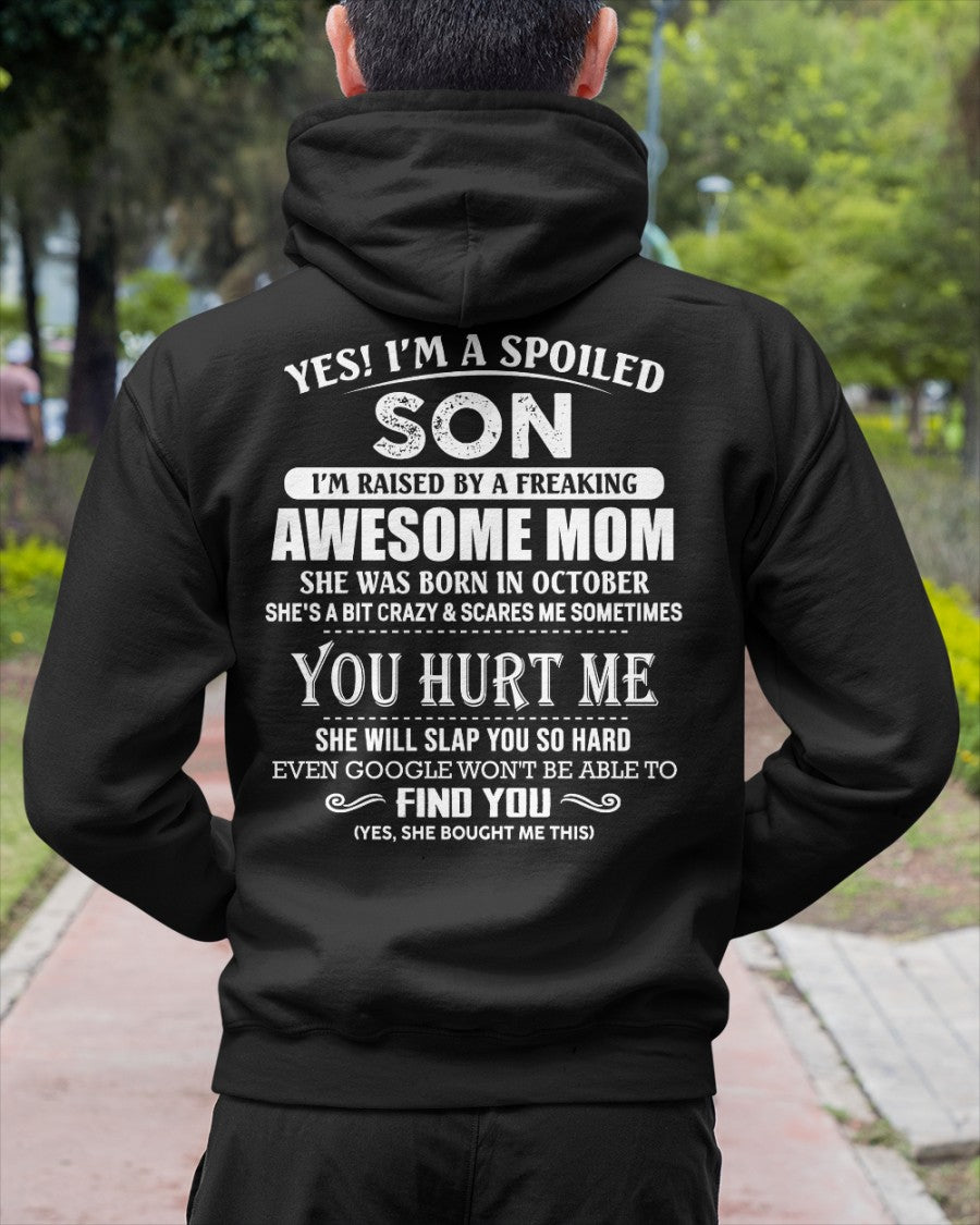October - Awesome Mom - Perfect gift for your Spoiled Son (SKU09-52-10)