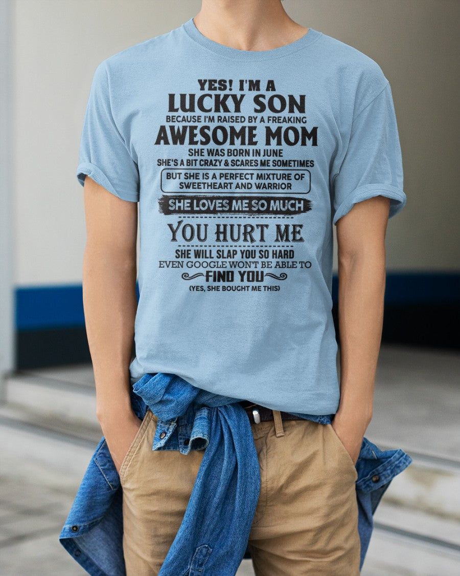June - Sweetheart and warrior Mom - Perfect Gift For Your Son (SKU06-44-06)