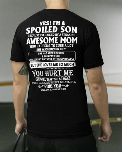 July - Awesome mom - Special gift for your son (SKU2609-153-07)