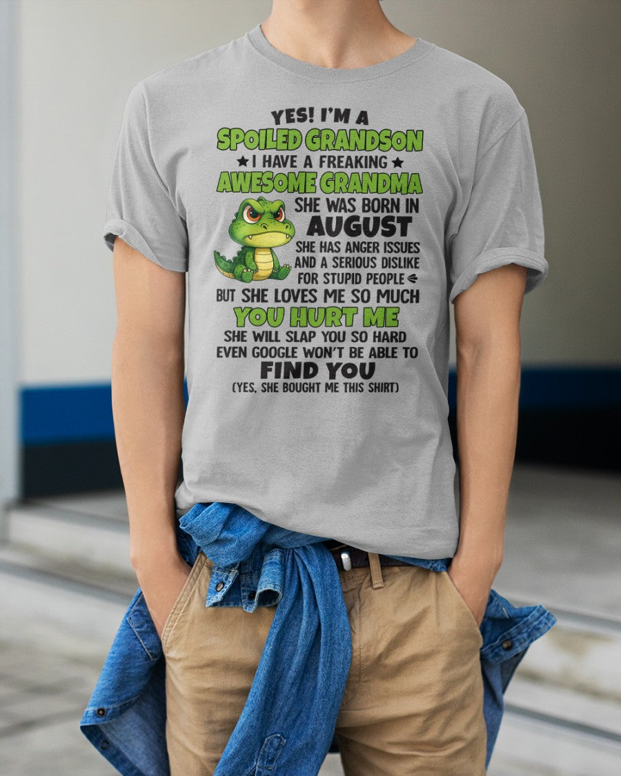 August - Awesome Grandma - The perfect gift for a grandson (SKU09-115-08)