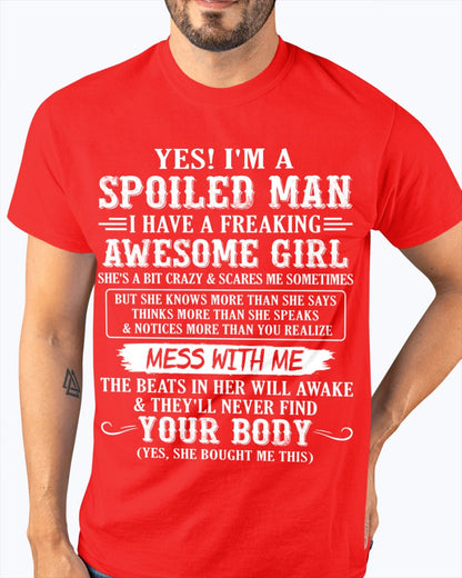 Awesome Girl - Perfect gift for your boyfriend, husband (SKU09-34-00)