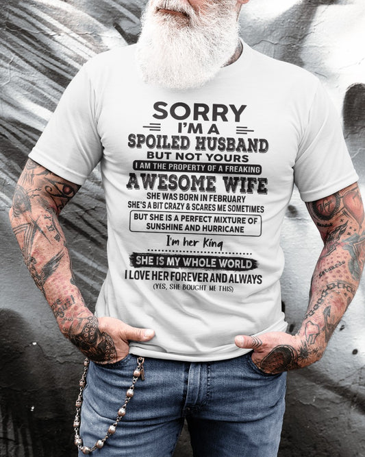 February - Awesome Wife - Perfect gift for your husband (SKU06-06-02)