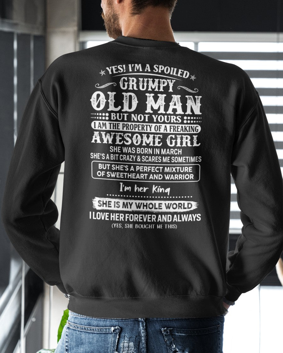 March - Yes! I'm A Grumpy Old Man - Perfect gift for your husband (SKU2602-56-03)