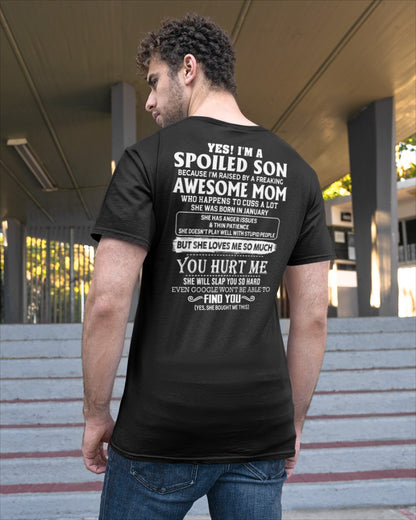 January - Awesome mom - Special gift for your son (SKU2609-153-01)