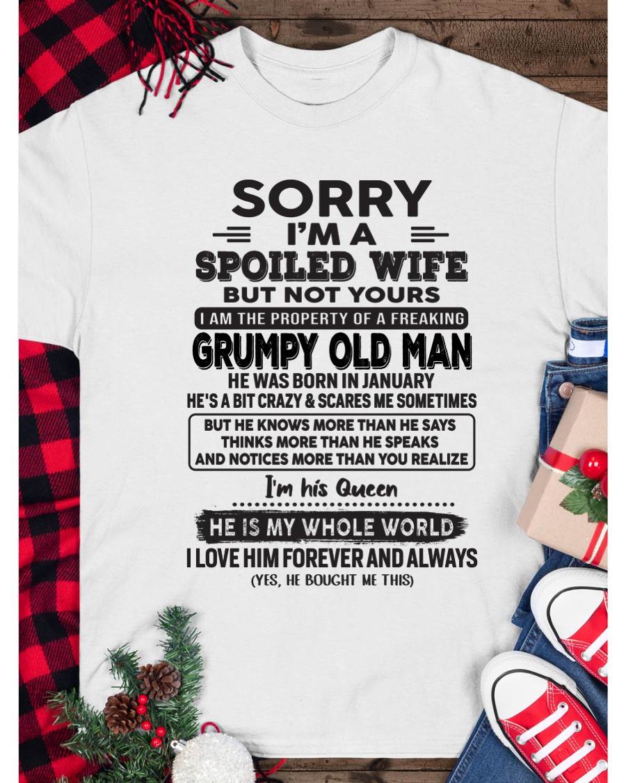 January - Grumpy Old Man - Perfect gift for your wife (SKU-GOM-01)