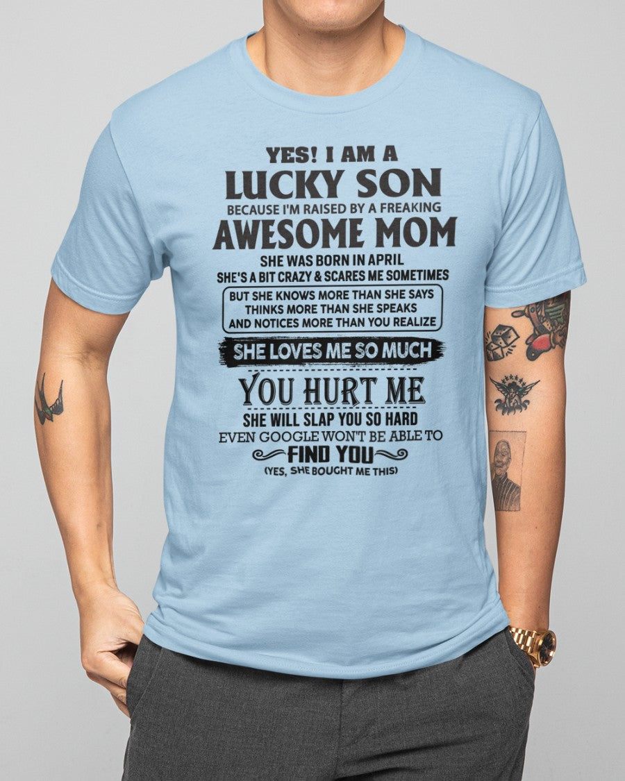 April - Awesome Mom - Perfect Gift For Your Son (SKU-LKW-04)