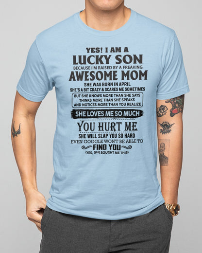 April - Awesome Mom - Perfect Gift For Your Son (SKU-LKW-04)