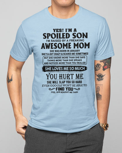 January - Awesome Mom - Perfect Gift For Your Son (SKU-SPW-01)