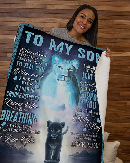Perfect Gift For Son - from mom blanket