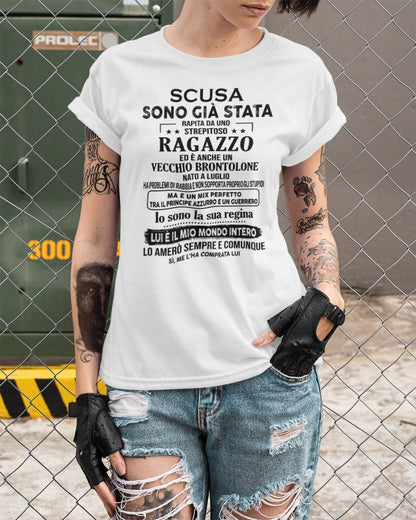 Fantastico fidanzato nato a Luglio - Regalo speciale per la tua ragazza (SKU2605-187-07)
